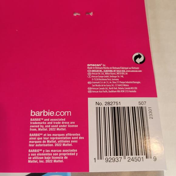 Barbie Table Centerpiece Decorations Set Birthday Party Supplies 11 Pc Birthday - Picture 8 of 8